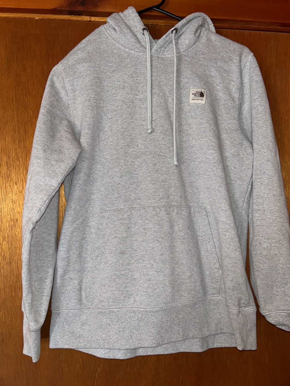 The North Face Light Heather Gray Pullover Hoodie